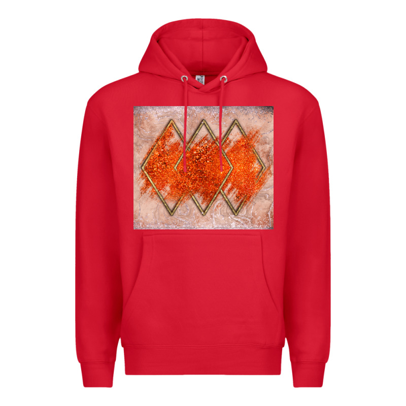 Orange Glitter Premium Hoodie by JahusDesignShop | Teevron