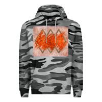 Slate Camo orange glitter Premium Hoodie - JahusDesignShop