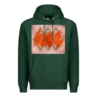 Sports Green orange glitter Premium Hoodie - JahusDesignShop