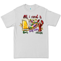 Dove Grey all i need is beer king cake crawfish Premium Tee - SublimationCraftShop
