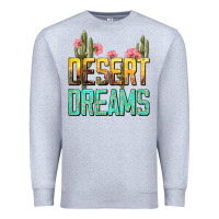 Heather Grey desert dreams tbw Premium Sweatshirt - texasbilliewilder