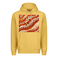 Antique Gold orange glitter Premium Hoodie - JahusDesignShop