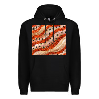 Black orange glitter Premium Hoodie - JahusDesignShop