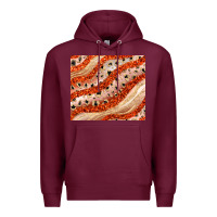 Burgundy orange glitter Premium Hoodie - JahusDesignShop