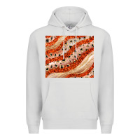 Dove Grey orange glitter Premium Hoodie - JahusDesignShop