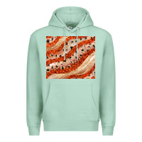 Seafoam orange glitter Premium Hoodie - JahusDesignShop