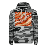 Slate Camo orange glitter Premium Hoodie - JahusDesignShop