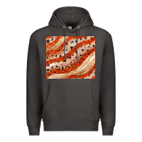 Smoke orange glitter Premium Hoodie - JahusDesignShop