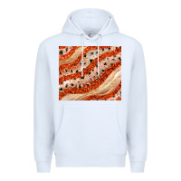 White orange glitter Premium Hoodie - JahusDesignShop