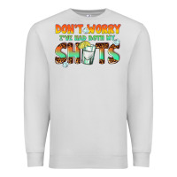 Dove Grey dont worry ive had both my shots Premium Sweatshirt - texasbilliewilder
