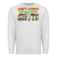 Oatmeal Heather dont worry ive had both my shots Premium Sweatshirt - texasbilliewilder