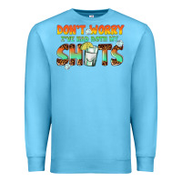 Ocean Blue dont worry ive had both my shots Premium Sweatshirt - texasbilliewilder