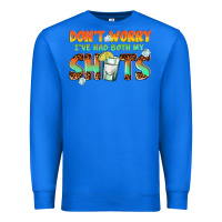 True Royal dont worry ive had both my shots Premium Sweatshirt - texasbilliewilder