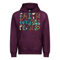 Mauve Wine faith over fear Urban Hoodie - JahusDesignShop