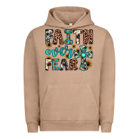 Pigment Burro faith over fear Urban Hoodie - JahusDesignShop