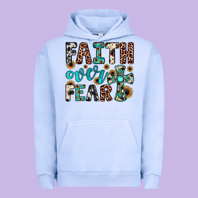 Faith Over Fear Urban Hoodie Designed By Jahusdesignshop