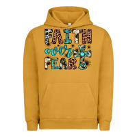 Pigment Peanut Butter faith over fear Urban Hoodie - JahusDesignShop