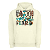 Pigment Pistachio faith over fear Urban Hoodie - JahusDesignShop