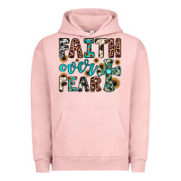 Pigment Salmon faith over fear Urban Hoodie - JahusDesignShop