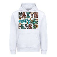 White faith over fear Urban Hoodie - JahusDesignShop