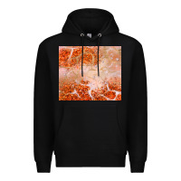 Black orange glitter Premium Hoodie - JahusDesignShop