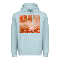 Blue Mist orange glitter Premium Hoodie - JahusDesignShop