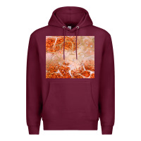 Burgundy orange glitter Premium Hoodie - JahusDesignShop