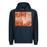 Navy orange glitter Premium Hoodie - JahusDesignShop