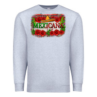 Heather Grey mexicana Premium Sweatshirt - Zillion Design Studio