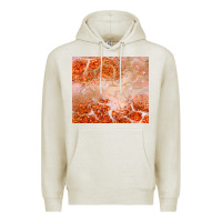 Oatmeal Heather orange glitter Premium Hoodie - JahusDesignShop