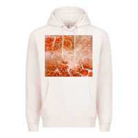 Pale Pink orange glitter Premium Hoodie - JahusDesignShop