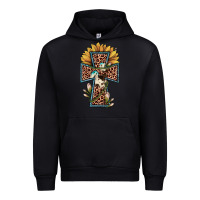 Black leopard cross  sunflower Urban Hoodie - JahusDesignShop