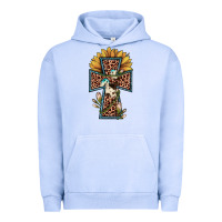 Pigment Grape Ice leopard cross  sunflower Urban Hoodie - JahusDesignShop
