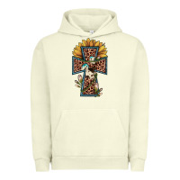 Pigment Pistachio leopard cross  sunflower Urban Hoodie - JahusDesignShop