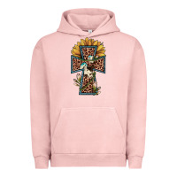 Pigment Salmon leopard cross  sunflower Urban Hoodie - JahusDesignShop