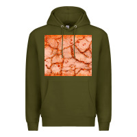 Army Green orange glitter Premium Hoodie - JahusDesignShop