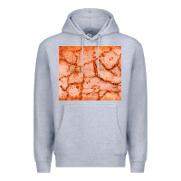 Heather Grey orange glitter Premium Hoodie - JahusDesignShop