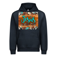 Navy jesus loves you Urban Hoodie - JahusDesignShop