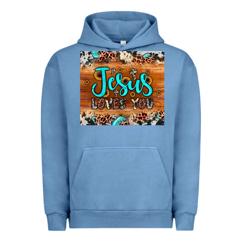 Jesus Loves You Urban Hoodie by JahusDesignShop | Teevron