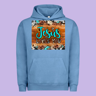 Jesus Loves You Urban Hoodie Designed By Jahusdesignshop