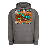 Pigment Tornado jesus loves you Urban Hoodie - JahusDesignShop