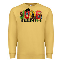 Antique Gold JUNE TEENTH Premium Sweatshirt - Zillion Design Studio