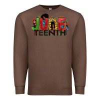 Chestnut JUNE TEENTH Premium Sweatshirt - Zillion Design Studio