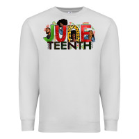 Dove Grey JUNE TEENTH Premium Sweatshirt - Zillion Design Studio