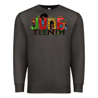 Smoke JUNE TEENTH Premium Sweatshirt - Zillion Design Studio