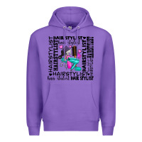 Purple hair stylist elementary Premium Hoodie - AdoDesignShop