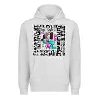 Dove Grey hair stylist elementary Premium Hoodie - AdoDesignShop