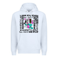 White hair stylist elementary Premium Hoodie - AdoDesignShop