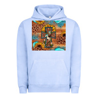 Pigment Grape Ice leopard cross sunflower Urban Hoodie - JahusDesignShop