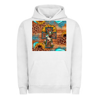Pigment Lunar Rock leopard cross sunflower Urban Hoodie - JahusDesignShop